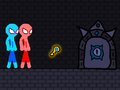 Cluiche Red and Blue Stickman Rope