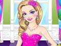 Cluiche Barbie Birthday Dressup