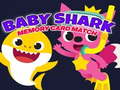 Cluiche Baby Shark Memory Card Match