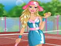Cluiche Barbie Tennis Dress