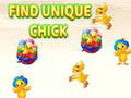 Cluiche Find Unique Chick