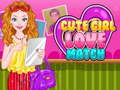 Cluiche Cute Girl Love Match