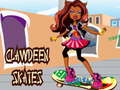 Cluiche Clawdeen skates