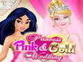 Cluiche Princess Pink And Gold Wedding