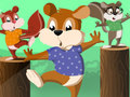 Cluiche Squirrel Hop