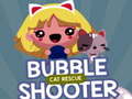 Cluiche Bubble Shoter cat rescue