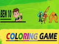 Cluiche Ben 10 Coloring