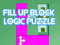 Cluiche Fill Up Block Logic Puzzle
