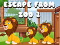 Cluiche Escape From Zoo 2