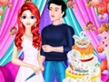 Cluiche Mermaid Girl Wedding Cooking Cake