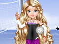Cluiche Barbie Volleyball Dress