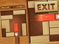 Cluiche Exit Unblock Red Wood Block