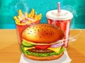 Cluiche Happy Kids Burger Maker
