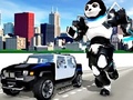 Cluiche Police Panda Robot 