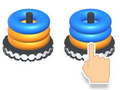 Cluiche Stack Match : Color Hoop Game
