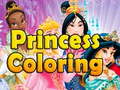 Cluiche Princess Coloring