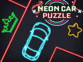 Cluiche Neon Car Puzzle