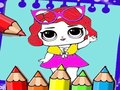 Cluiche Coloring Dolls Book