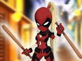 Cluiche Deadpool Girl Dressup