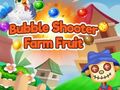 Cluiche Bubble Shooter Farm Fruit