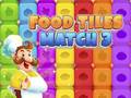 Cluiche Food Tiles Match 3