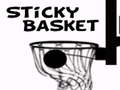 Cluiche Sticky Basket