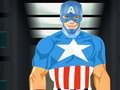 Cluiche Captain America Dressup