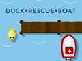 Cluiche Duck rescue boat