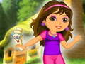 Cluiche Dora in the garden