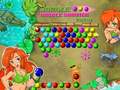 Cluiche Jungle Bubble Shooter Mania