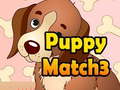 Cluiche Puppy Match 3