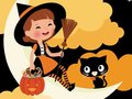 Cluiche Little Witch Puzzle