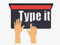 Cluiche Type it