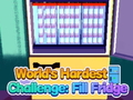 Cluiche World's Hardest Challenge: Fill Fridge