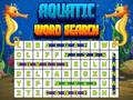 Cluiche Aquatic Word Search