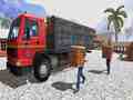 Cluiche Asian offroad cargo truck driver
