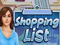 Cluiche Shopping List 