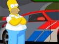 Cluiche Simpsons Car Parking