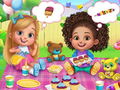 Cluiche Baby Sitter Party Caring Games