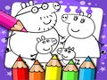 Cluiche Peppa Pig Coloring Book