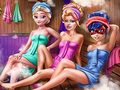 Cluiche Super girls sauna realife