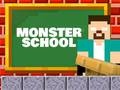 Cluiche Monster School: Roller Coaster & Parkour