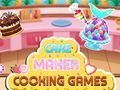 Cluiche Cake Maker Cooking Games