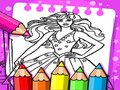 Cluiche Barbie Coloring Book 