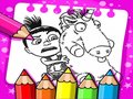 Cluiche Despicable Me Printable Coloring Book