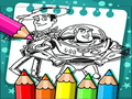 Cluiche Toy Story Coloring Book 