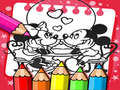 Cluiche Mickey Mouse Coloring Book