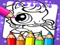 Cluiche Littlest Pet Shop Coloring Book