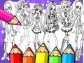 Cluiche Monster High Coloring Book