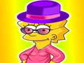 Cluiche Lisa Simpson Dressup